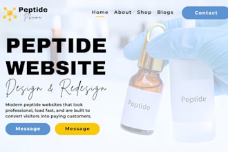 peptide website design peptide website redesign peptide website design peptide