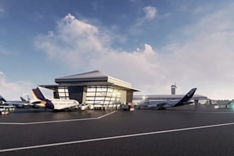 do 3d airport design, aviation master planning, runway and terminal 3d modeling