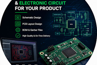 design pcb and electronic circuit for your product