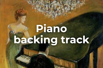 create a professional piano backing track for your song