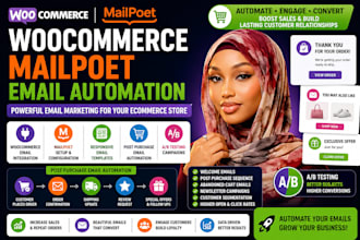 set up woocommerce mailpoet email automation and campaigns