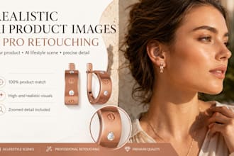 create realistic ai product photos with exact retouching