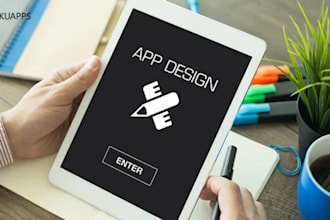 build a modern business app, ui ux design, business mobile application interface