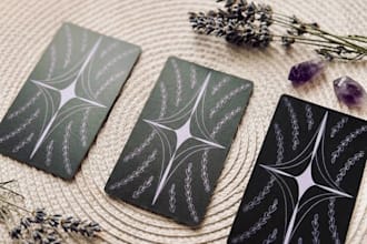 provide a professional tarot reading via text