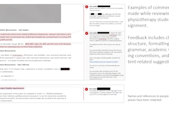 review and provide feedback on your writing