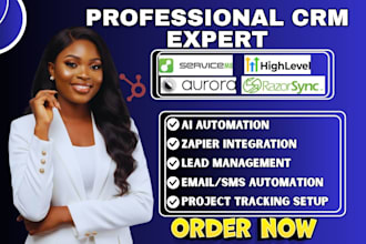 servicem8 razorsync aurora solar gohighlevel crm project milestone ai automation