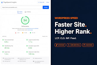 speed optimize your wordpress website and fix core web vitals for google ranking