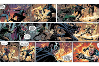 comic book illustration comic strip graphic