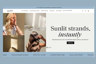 do hair extension store hair website hair shopify store beauty website