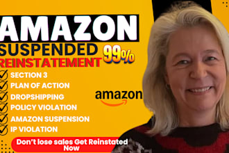 write a professional amazon seller appeal poa for suspension