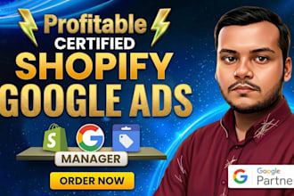 manage and scale shopify google ads for ecommerce business