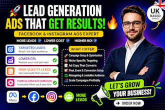 run profitable facebook and instagram ads that generate leads and sales