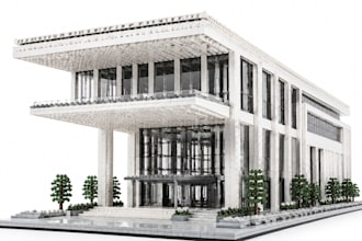 design a custom lego replica of your home with building instructions parts list