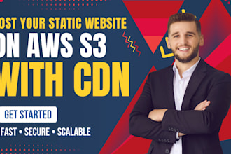 host your static website on AWS s3 with cloudfront CDN