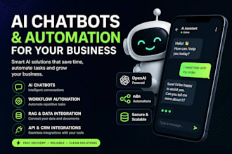 create ai chatbots and automation for businesses