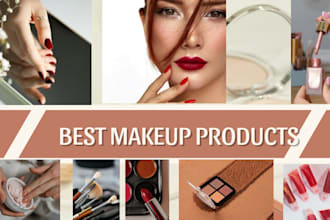 design viral makeup and beauty youtube thumbnails