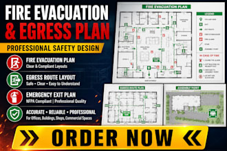 create fire evacuation sld egress plans for buildings electrical plan