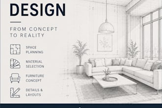 create a modern interior moodboard for your space