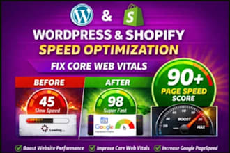 increase shopify store speed, website page speed optimization fast on all device