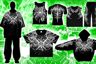 creat grunge cybersigilism for clothing brands