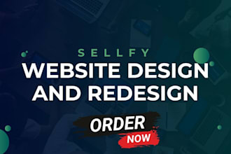 do sellfy website design and redesign shopify website
