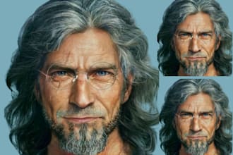 design realistic 3d game characters, 3d metahuman characters and ue5