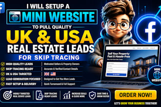 setup a mini website to pull quality uk bmv leads