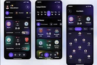 develop fantasy football app, live score app, score tracking app, live match app