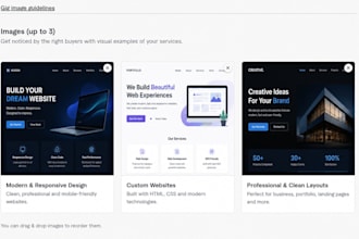 create a modern responsive HTML CSS website
