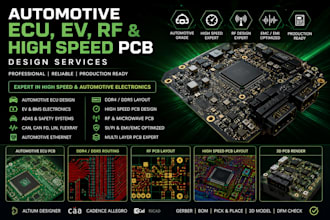 automotive electronics pcb design for ev and adas systems,ddr4 ddr5