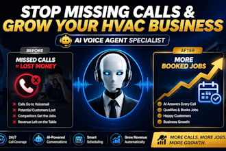 build ai voice agent for hvac to stop missing calls and grow booking hvac ai
