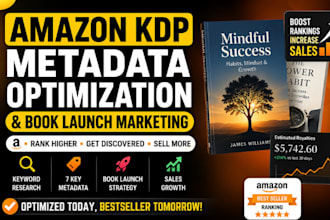 audit amazon KDP metadata and categories for visibility, rankings, and sales ROI