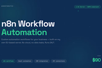 build custom n8n automation workflows for your business
