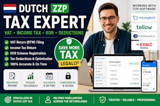 handle your netherlands dutch zzp vat and income tax using moneybird