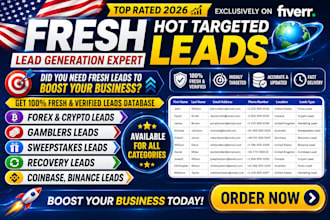 provide sweepstaks leads, bank leads, timeshare leads, pc h leads for usa, uk