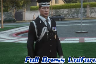 create custom fivem eup clothing, uniforms, and textures for your rp server