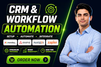 build monday crm asana workflow hubspot setup crm automation tasks