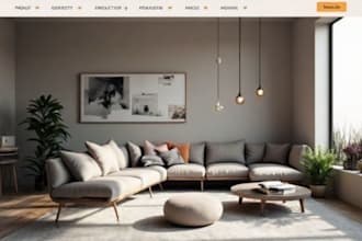 design squarespace home website furniture brand website fitness product website