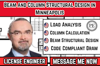 provide professional beam and column structural design in minneapolis