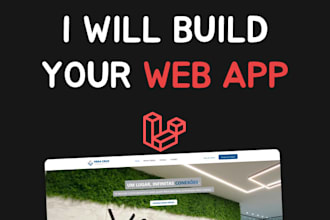 develop your laravel web application or rest API