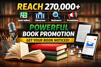 list your book to reach 270,000 book sellers librarians reviewer book promotion