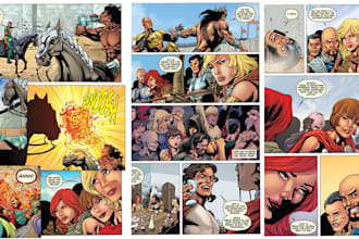 do comic book illustration comic artist graphic novel art comic strip web comic
