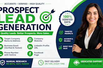 handle prospect lead generation that covert to sales