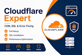 setup cloudflare dns,ssl waf and ddos protection for your website