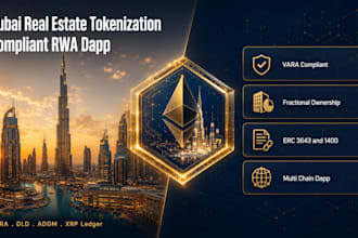 do dubai real estate tokenization, compliant asset backed rwa tokenization dapp