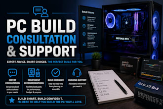 help you build a new pc setup from scratch