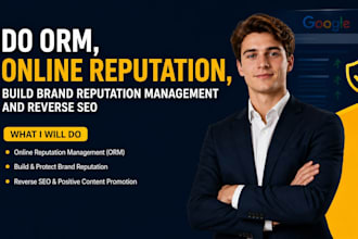 online reputation management, build positive brand reputation and reverse SEO