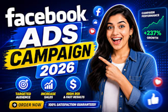 run facebook ads campaign for sales and leads