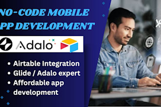 glide developer adalo app developer softr airtable no code developer