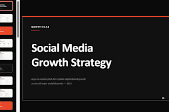 provide professional editable PPT slide decks